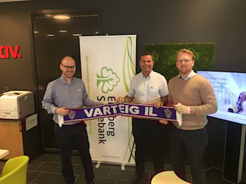 Eidsberg Sparebank er selvfølgelig med oss :)